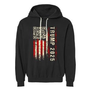 Funny Qr Donald Trump Dancing 4745 Code Video Garment-Dyed Fleece Hoodie