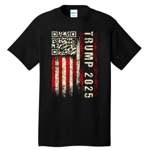 Funny Qr Donald Trump Dancing 4745 Code Video Tall T-Shirt