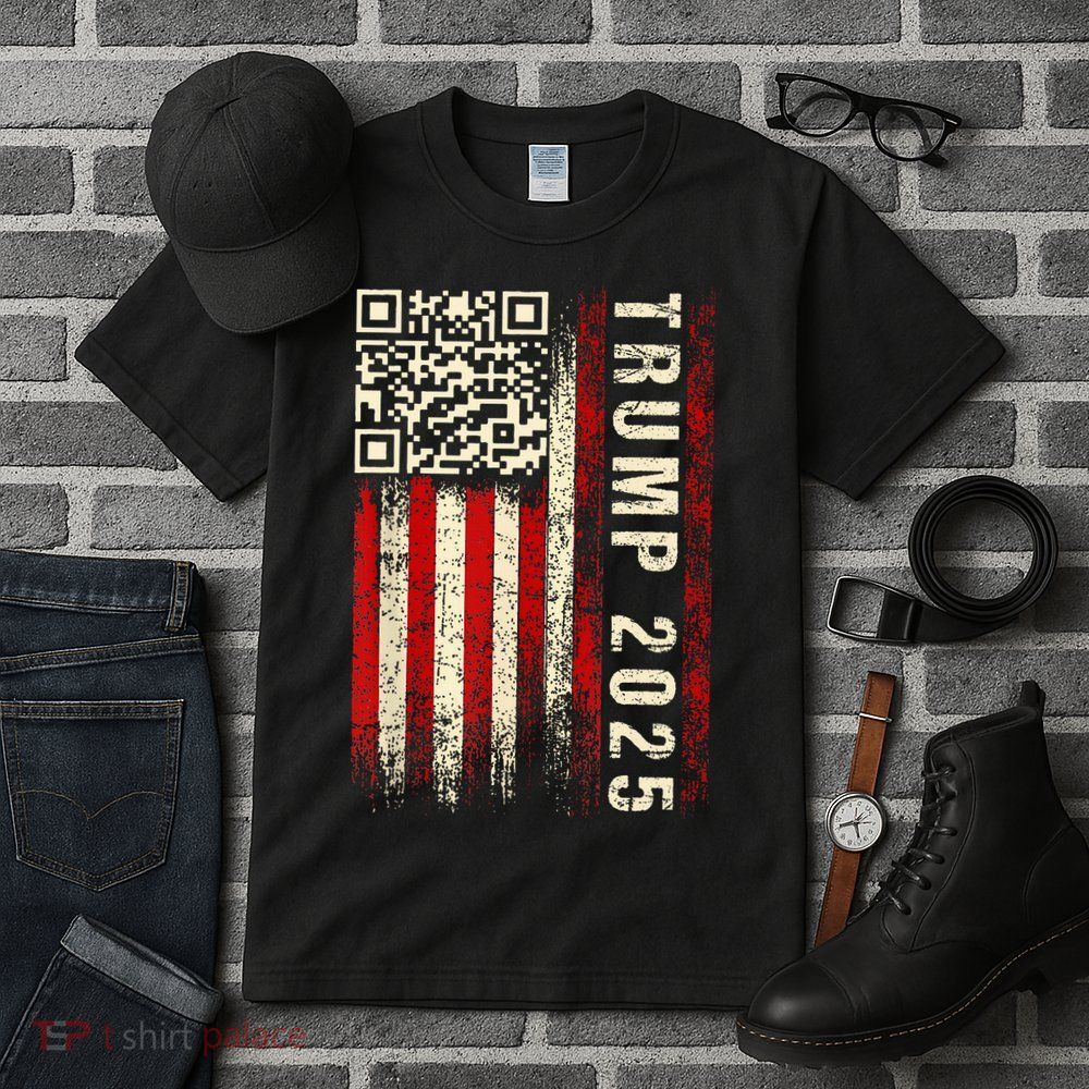 Funny Qr Donald Trump Dancing 4745 Code Video Tall T-Shirt