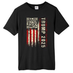 Funny Qr Donald Trump Dancing 4745 Code Video Tall Fusion ChromaSoft Performance T-Shirt