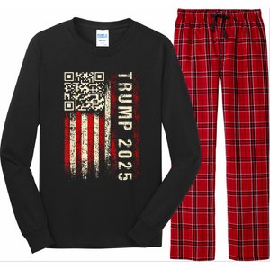 Funny Qr Donald Trump Dancing 4745 Code Video Long Sleeve Pajama Set