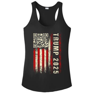 Funny Qr Donald Trump Dancing 4745 Code Video Ladies PosiCharge Competitor Racerback Tank