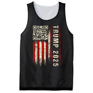 Funny Qr Donald Trump Dancing 4745 Code Video Mesh Reversible Basketball Jersey Tank