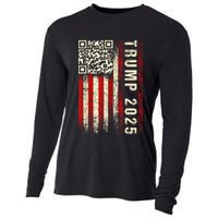 Funny Qr Donald Trump Dancing 4745 Code Video Cooling Performance Long Sleeve Crew