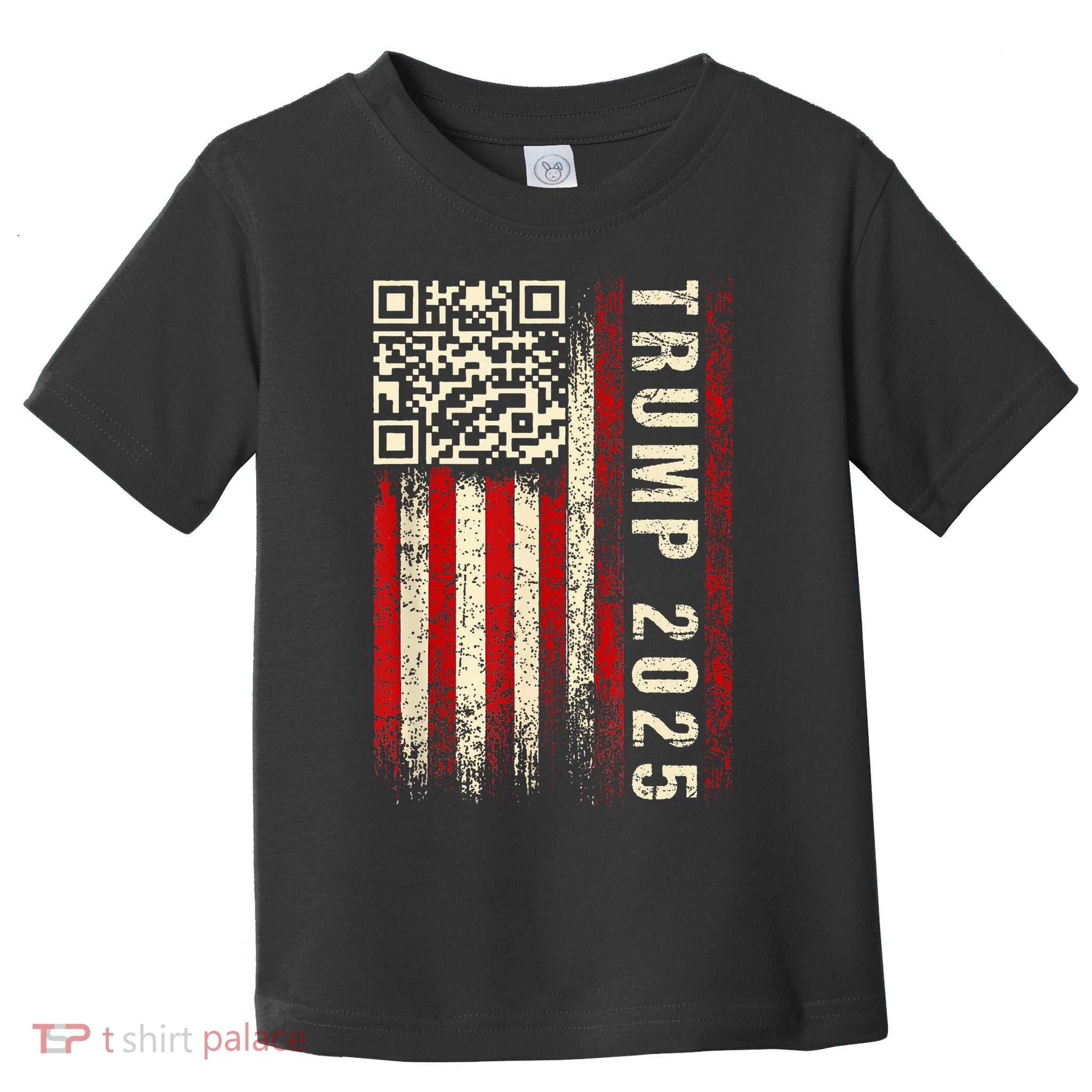 Funny Qr Donald Trump Dancing 4745 Code Video Toddler T-Shirt