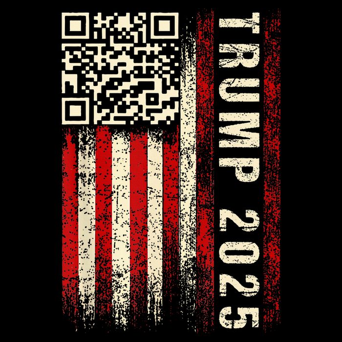 Funny Qr Donald Trump Dancing 4745 Code Video Short Acrylic Beanie