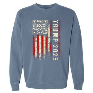 Funny Qr Donald Trump Dancing 4745 Code Video Garment-Dyed Sweatshirt