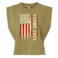 Funny Qr Donald Trump Dancing 4745 Code Video Garment-Dyed Women's Muscle Tee