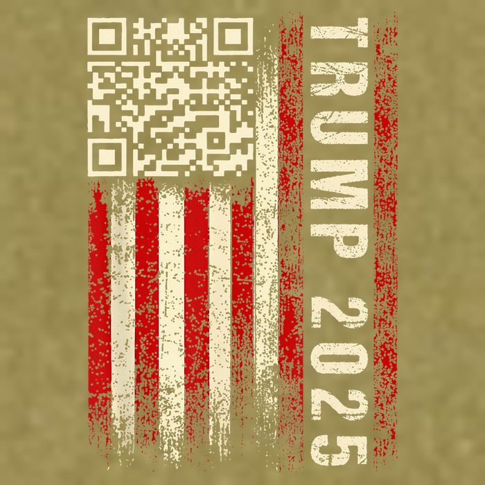 Funny Qr Donald Trump Dancing 4745 Code Video Garment-Dyed Women's Muscle Tee