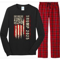 Funny Qr Donald Trump Dancing 47/45 Code Long Sleeve Pajama Set