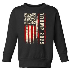 Funny Qr Donald Trump Dancing 47/45 Code Toddler Sweatshirt