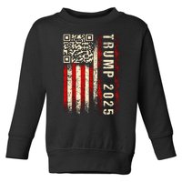 Funny Qr Donald Trump Dancing 47/45 Code Toddler Sweatshirt