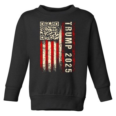 Funny Qr Donald Trump Dancing 47/45 Code Toddler Sweatshirt