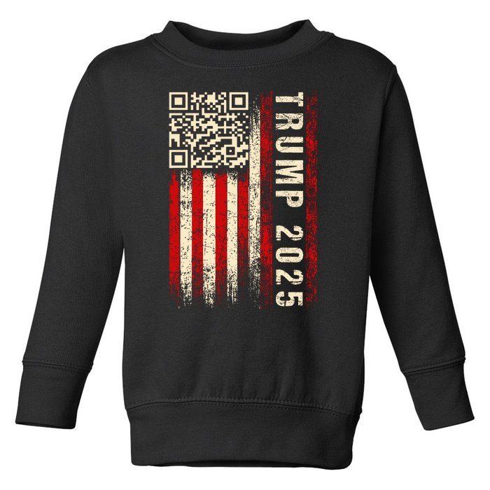 Funny Qr Donald Trump Dancing 47/45 Code Toddler Sweatshirt