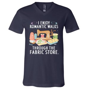 Funny Quilting Design For Men Women Quilter Sewing Quilt V-Neck T-Shirt