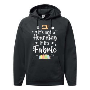 Funny Quilting Design For Women Girl Quilt Quilting Sewing Performance Fleece Hoodie