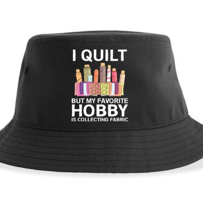 Funny Quilting Design For Women Girl Quilter Sewing Lovers Sustainable Bucket Hat