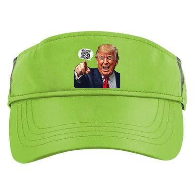 Funny Qr Donald Trump Dancing 4745 Code Video Retro Adult Drive Performance Visor