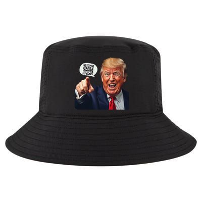 Funny Qr Donald Trump Dancing 4745 Code Video Retro Cool Comfort Performance Bucket Hat