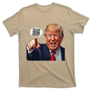 Funny Qr Donald Trump Dancing 4745 Code Video Retro T-Shirt