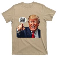 Funny Qr Donald Trump Dancing 4745 Code Video Retro T-Shirt