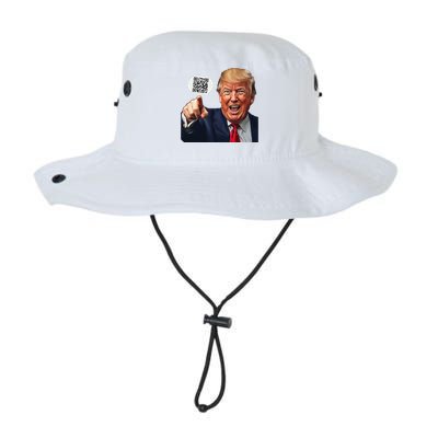 Funny Qr Donald Trump Dancing 4745 Code Video Retro Legacy Cool Fit Booney Bucket Hat