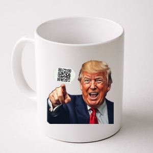 Funny Qr Donald Trump Dancing 4745 Code Video Retro Coffee Mug