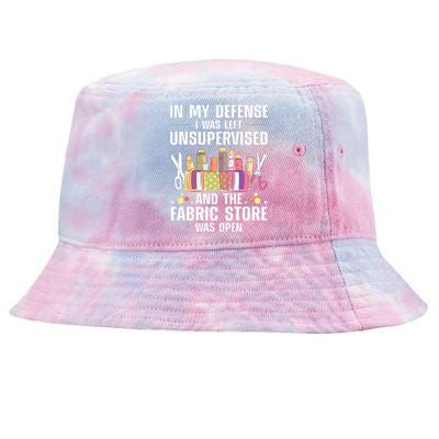 Funny Quilting Design For Women Girl Quilter Sewing Lovers Tie-Dyed Bucket Hat