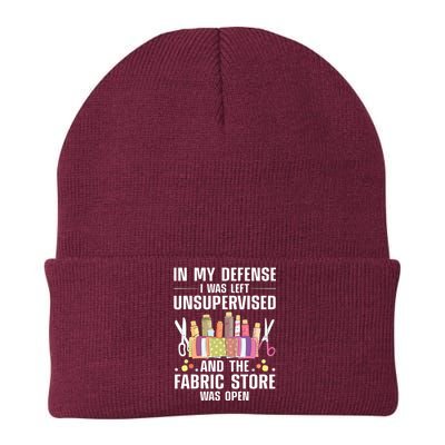 Funny Quilting Design For Women Girl Quilter Sewing Lovers Knit Cap Winter Beanie