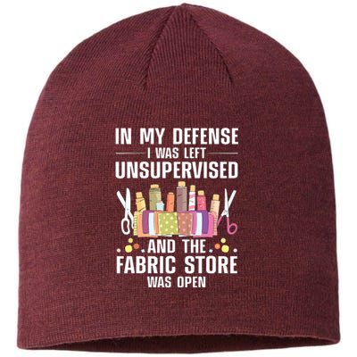 Funny Quilting Design For Women Girl Quilter Sewing Lovers Sustainable Beanie