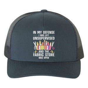 Funny Quilting Design For Women Girl Quilter Sewing Lovers Yupoong Adult 5-Panel Trucker Hat