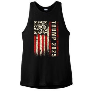 Funny Qr Donald Trump Dancing 47/45 Code Video Ladies PosiCharge Tri-Blend Wicking Tank