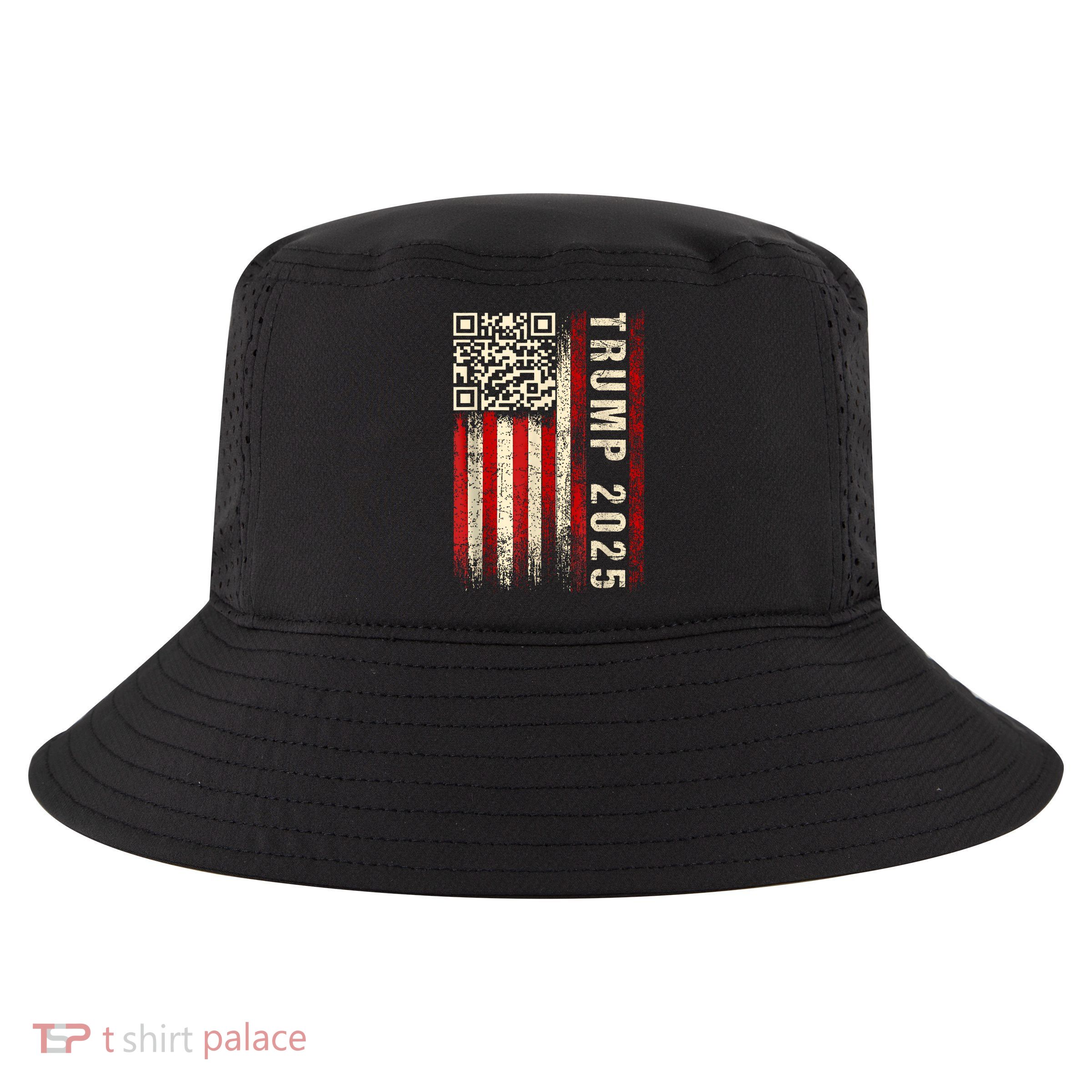 Funny Qr Donald Trump Dancing 47/45 Code Video Cool Comfort Performance Bucket Hat