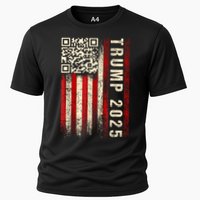 Funny Qr Donald Trump Dancing 47/45 Code Video Cooling Performance Crew T-Shirt