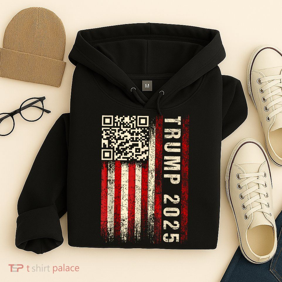 Funny Qr Donald Trump Dancing 47/45 Code Video Hoodie