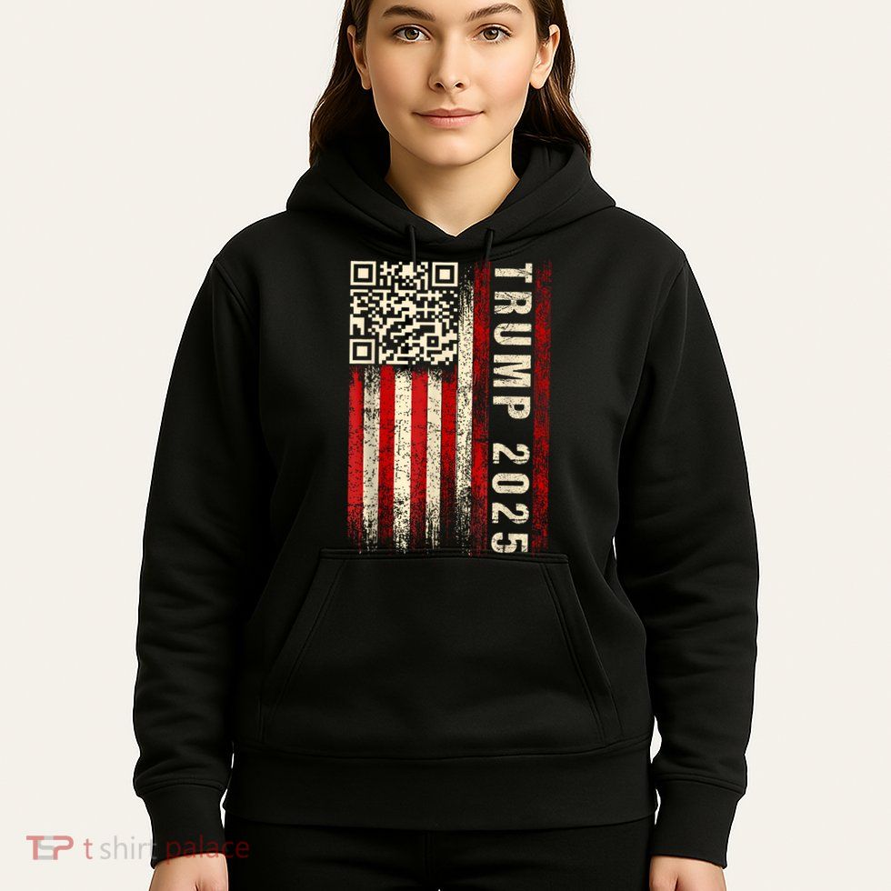 Funny Qr Donald Trump Dancing 47/45 Code Video Hoodie