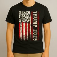 Funny Qr Donald Trump Dancing 47/45 Code Video T-Shirt