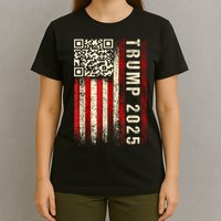 Funny Qr Donald Trump Dancing 47/45 Code Video T-Shirt