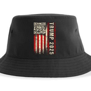 Funny Qr Donald Trump Dancing 47/45 Code Video Sustainable Bucket Hat