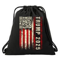 Funny Qr Donald Trump Dancing 47/45 Code Video Drawstring Bag