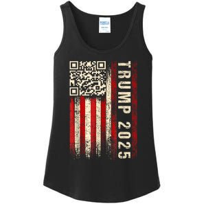 Funny Qr Donald Trump Dancing 47/45 Code Video Ladies Essential Tank