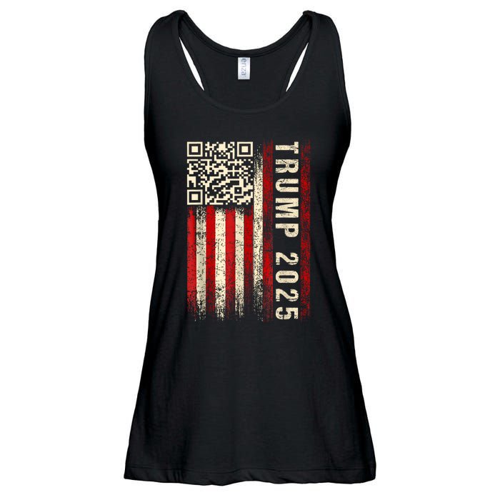 Funny Qr Donald Trump Dancing 47/45 Code Video Ladies Essential Flowy Tank