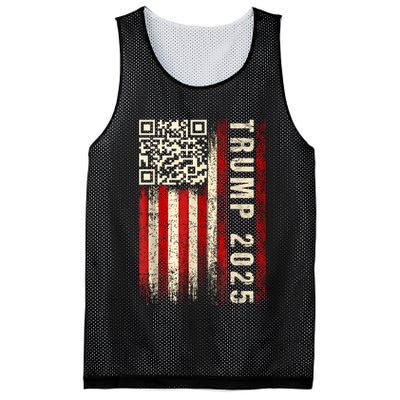 Funny Qr Donald Trump Dancing 47/45 Code Video Mesh Reversible Basketball Jersey Tank