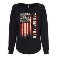 Funny Qr Donald Trump Dancing 47/45 Code Video Womens California Wash Sweatshirt