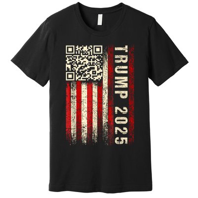 Funny Qr Donald Trump Dancing 47/45 Code Video Premium T-Shirt