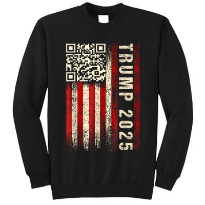 Funny Qr Donald Trump Dancing 47/45 Code Video Tall Sweatshirt