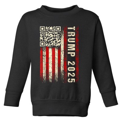 Funny Qr Donald Trump Dancing 47/45 Code Video Toddler Sweatshirt