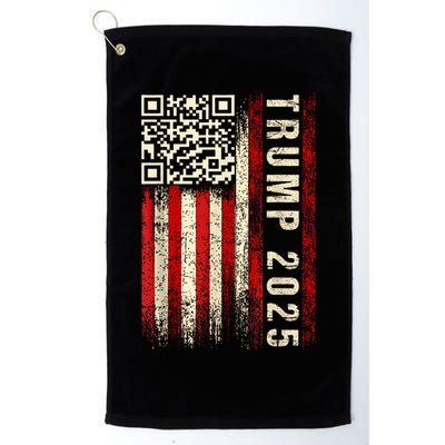 Funny Qr Donald Trump Dancing 47/45 Code Video Golf Towel