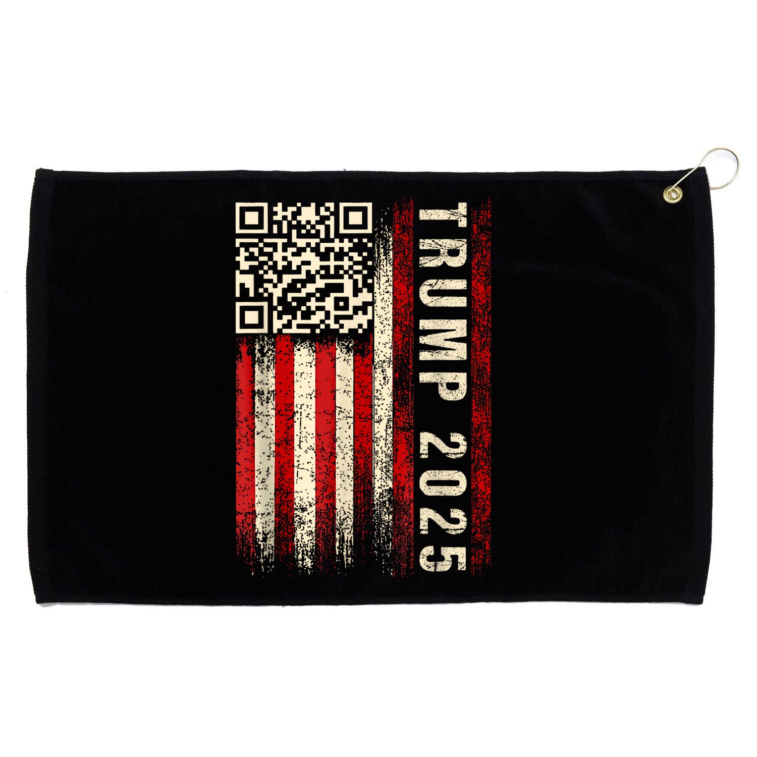 Funny Qr Donald Trump Dancing 47/45 Code Video Grommeted Golf Towel