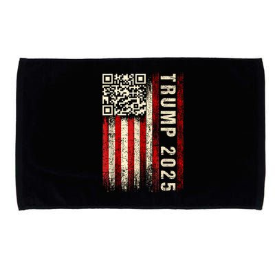 Funny Qr Donald Trump Dancing 47/45 Code Video Microfiber Hand Towel